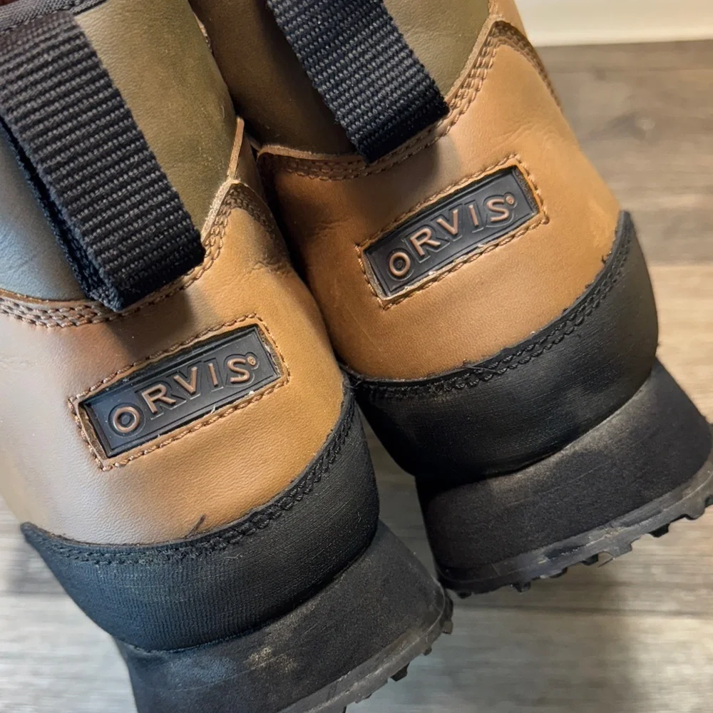 Orvis Men's Brown and Black Boots size 11
